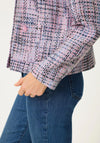 Olsen Tweed Style Structured Jacket, Pink