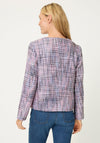 Olsen Tweed Style Structured Jacket, Pink