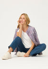 Olsen Tweed Style Structured Jacket, Pink