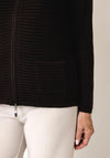 Olsen Textured High Neck Jacket, Brown