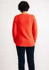 Olsen Cotton Knit Jumper, Orange