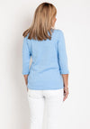 Olsen Placement Print Top, Blue