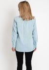 Olsen Striped Shirt, Ciel Blue