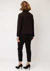 Olsen Faux Suede Zip Up Jacket, Brown
