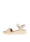 OMG Debren D Ring Link Sandals, Nude