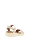 OMG Debren D Ring Link Sandals, Nude