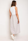 One Life Raya Casual A-Ling Midi Dress, Ash