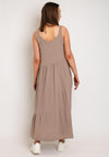 One Life Mar Cotton Aline Maxi Dress, Taupe