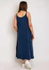 One Life Fiji Cotton Aline Midi Dress, Neptune