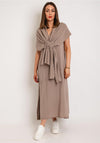 One Life Marie Shoulder Wrap Scarf, Taupe