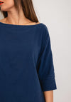 One Life Marina Batwing Sleeve Top, Neptune