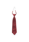 One Varones Boys Paisley Print Tie, Red