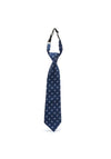 One Varones Boys Floral Print Tie, Navy