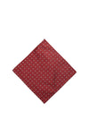 One Varones Boys Bow Tie and Pocket Square Set, Wine