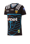 O’Neills Donegal GAA Kids Goalkeeper Jersey 2024, Black Turquoise & White