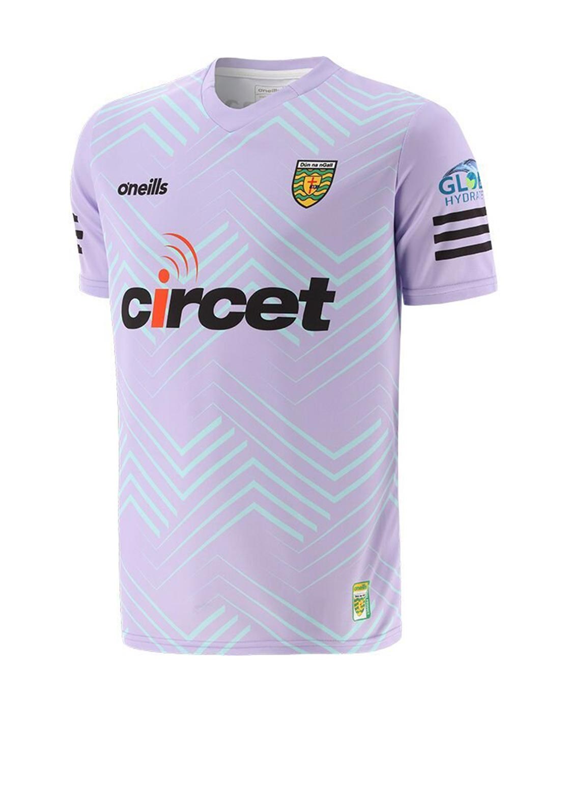 O’Neills Donegal GAA Kids Short Sleeve Training Top, Lilac