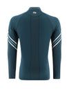 O’Neills Donegal GAA Kids Weston Brushed Half Zip Top, Marine
