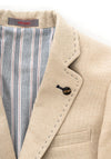One Varones Boys 1004069 Linen Blend Blazer, Beige