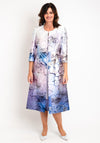 Ophelia Melita Gina Satin Print Jacket & Dress Set, Lilac