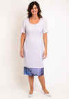 Ophelia Melita Gina Satin Print Jacket & Dress Set, Lilac