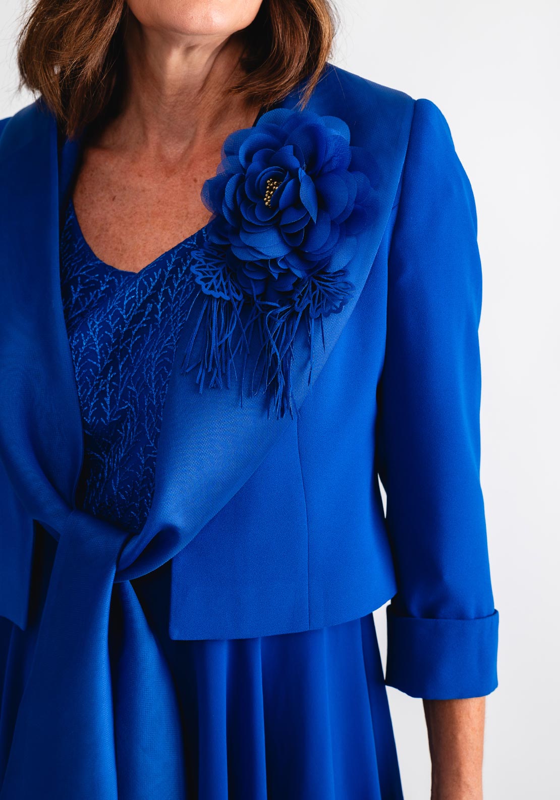 Ophelia Melita Chiffon Dress and Jacket, Royal Blue - McElhinneys Ophelia Melita Chiffon Dress and Jacket, Royal Blue - McElhinneys