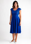 Ophelia Melita Chiffon Dress and Jacket, Royal Blue