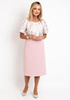 Ophelia Melita Dress & Jacket Set, Blush Pink