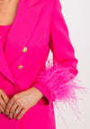 Ophelia Melita Kia 3 Piece Trouser Suit, Cerise