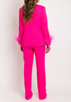 Ophelia Melita Kia 3 Piece Trouser Suit, Cerise