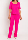 Ophelia Melita Kia 3 Piece Trouser Suit, Cerise