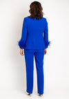 Ophelia Melita Kia 3 Piece Trouser Suit, Iris Blue