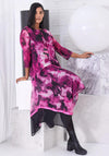 Ora Mesh Print Maxi Dress, Pink