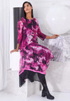 Ora Mesh Print Maxi Dress, Pink