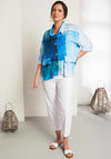 Ora Seam Detail Pull on Ballon Trousers, White