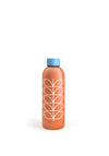 Orla Kiely Reusable Water Bottle with Orange Linear Stem, 500ml
