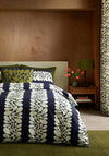 Orla Kiely Sycamore Stripe Duvet Cover Set, Navy