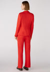 Oui Jersey Fitted Blazer, Red