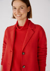 OUI Mayson Boiled Wool Jacket, Chinese Red