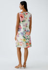 Oui Floral Print A-Line Dress, Multi Coloured