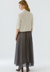 Oui Turtleneck Knitted Jumper, Beige