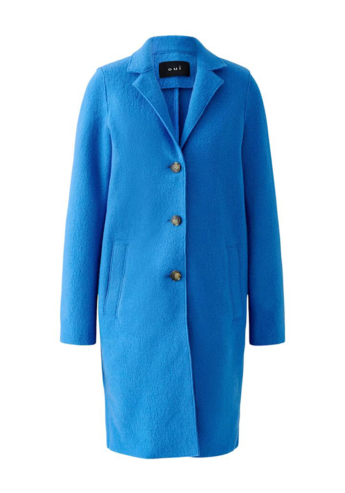 OUI Mayson Boiled Wool Jacket, Radiant Blue