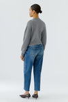 Oui Knitted Button Up Cardigan, Grey