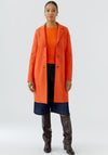 Oui Mayson Boiled Wool Jacket, Orange