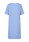 Oui Linen Cotton Shift Dress, Light Blue