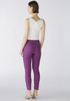 Oui Baxtor Slim Fit Cropped Jeggings, Sparkling Grape