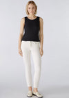 Oui Baxtor Cropped Jeggings, Optic White