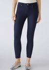Oui Baxtor Cropped Jeggings, Navy