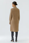 Oui Ribbed Knitted Sweater Dress, Beige