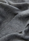Oui Wool Blend Triangle Scarf, Grey