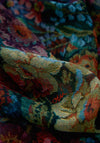 Oui Floral Patterned Scarf, Purple Multi